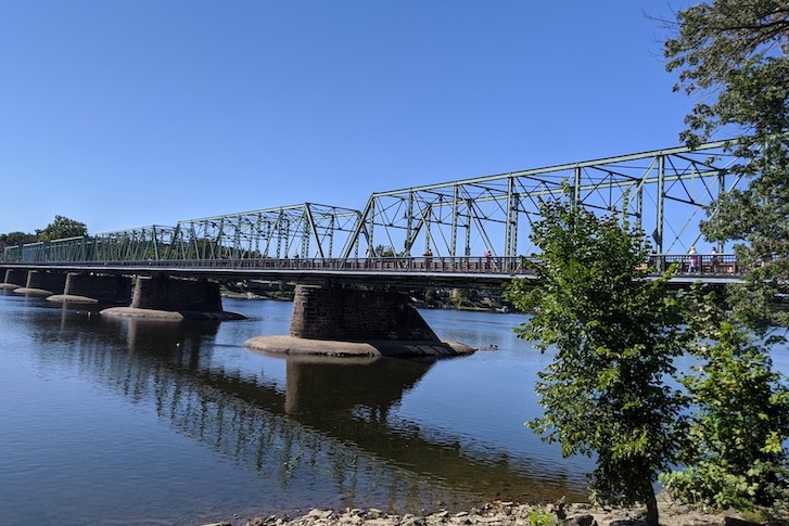 New Hope - Lambertville Toll-Supported Bridge October, 2020