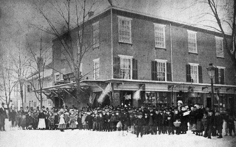 Boozer's Hardware House and Boozer's Hall, c. 1870