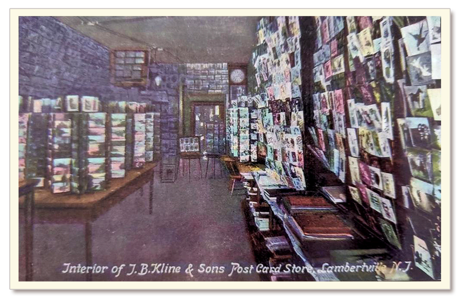 J.B. Kline & Son Postcard Store, 27 Bridge Street, Lambertville