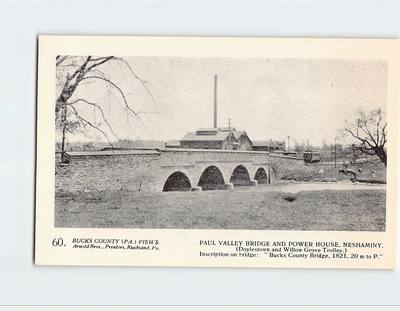 Bridge and Power House, Neshaminy