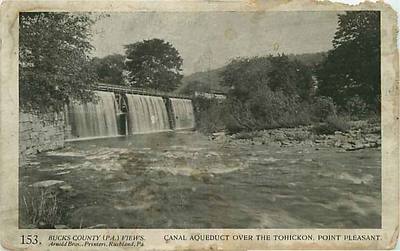 Postcard Canal Aqueduct over the Tohickon, Point Pleasant, Pennsylvania #153