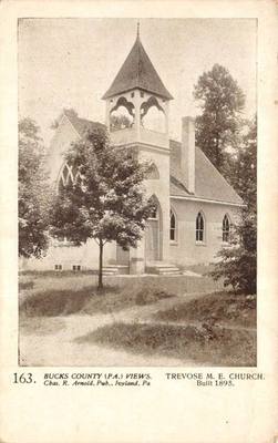 Trevose Pennsylvania ME Church Vintage Postcard AA66737