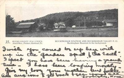 Buckingham Mountain from Station