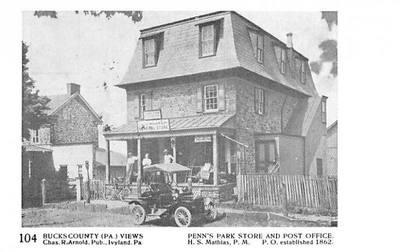 Penn's Park Store and Post Office Reproduction - Bucks County, Pennsylvania PA