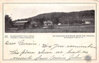 Arnold Bros #035 — Buckingham Mountain from Station