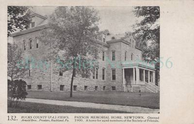 Paxson Memorial Home, Newtown
