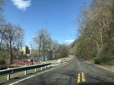 View at “The Narrows” on the Delaware