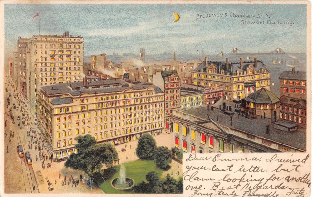 Broadway & Chambers Street, New York