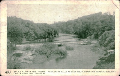 Neshaminy Falls from Railroad Bridge