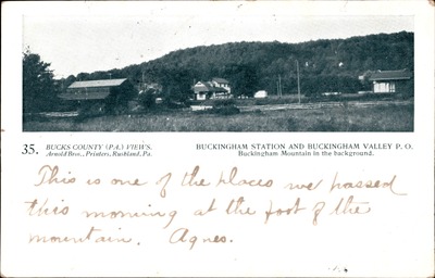 Buckingham Mountain from Station