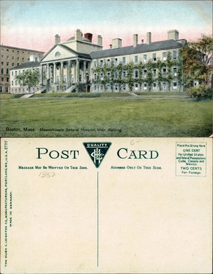 Massachusetts General Hospital Main Building, Boston MA
