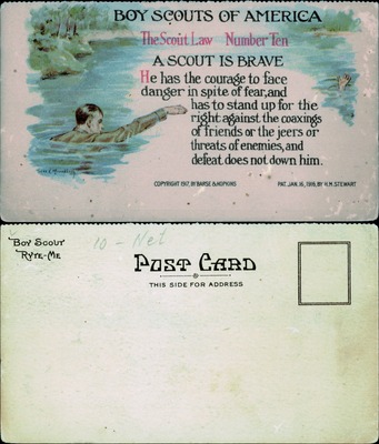 Boy Scouts of America Scout Law No. 10 A Scout Is Brave