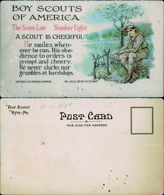 Boy Scouts of America Scout Law Number Eight Cheerful