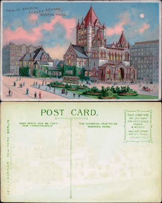 Trinity Church, Copley Square, Boston, Massachusetts