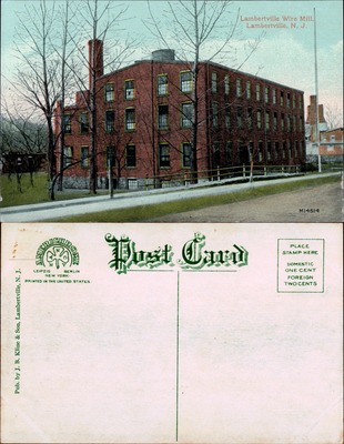 Lambertville Wire Mill industrial building New Jersey