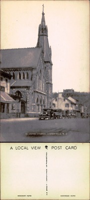 St. John's Church Lambertville New Jersey exterior street view