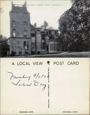 Dr. Henry C. Mercer's Fonthill Castle, Doylestown, PA
