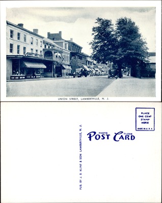Union Street, Lambertville NJ street scene