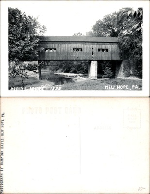 Neely's Bridge covered bridge, New Hope PA 1835
