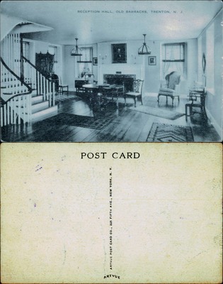 Reception Hall interior Old Barracks Trenton New Jersey
