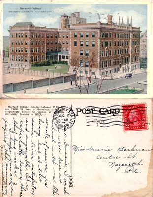 Barnard College Columbia New York City building exterior