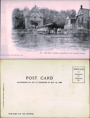 UPenn Boat House rowers Schuylkill River