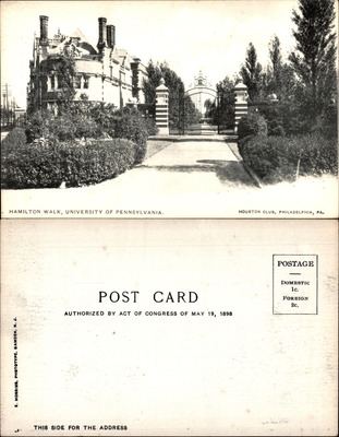 Hamilton Walk and Houston Club, UPenn, Philadelphia