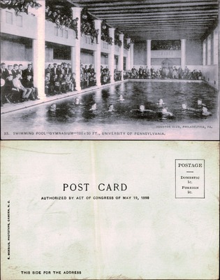 Swimming Pool, Houston Club Gymnasium, UPenn, Philadelphia