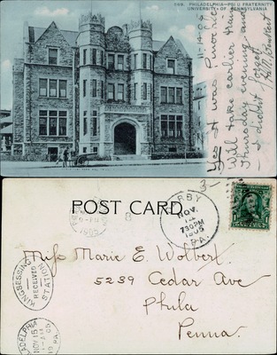 Psi Upsilon Fraternity House, UPenn, Philadelphia