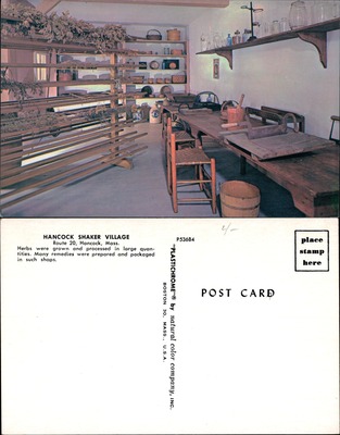 Herb Shop Interior, Hancock Shaker Village, Hancock, Massachusetts