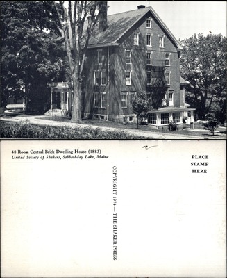 Shaker Central Brick Dwelling House, Sabbathday Lake, Maine