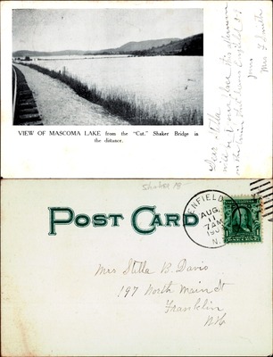 View of Mascoma Lake from the Cut, Enfield, New Hampshire