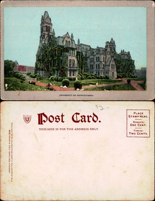 UPenn Gothic campus building ivy-covered