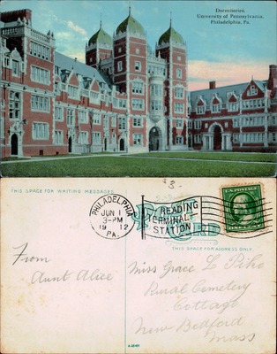 UPenn Dormitories Philadelphia ornate brick buildings