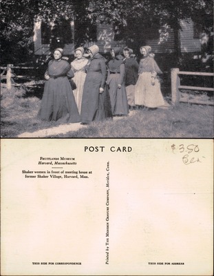 Shaker women in bonnets Fruitlands Museum Harvard Massachusetts