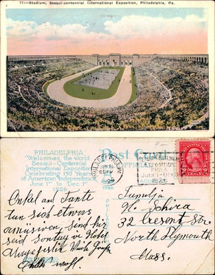 Stadium at Sesqui-Centennial International Exposition Philadelphia 1926