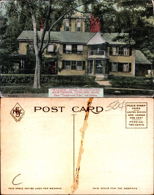 Wayside Home of Nathaniel Hawthorne, Concord, Massachusetts