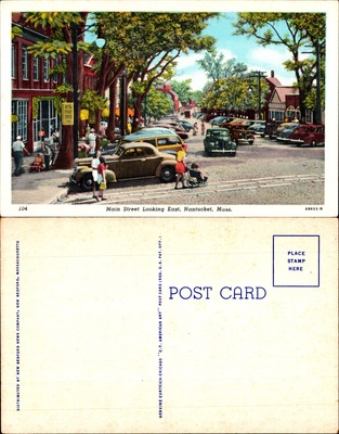 Main Street Looking East, Nantucket, Massachusetts