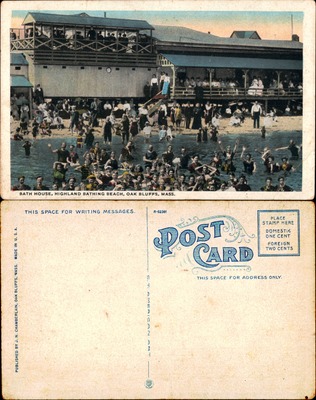 Bath House at Highland Bathing Beach, Oak Bluffs, Massachusetts
