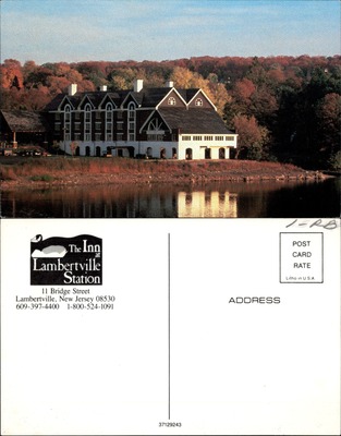 Inn at Lambertville Station New Jersey waterfront autumn