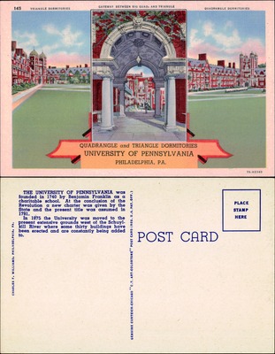 UPenn Quadrangle Triangle Dormitories Gateway Philadelphia