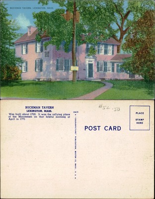 Buckman Tavern Lexington Massachusetts colonial historic building