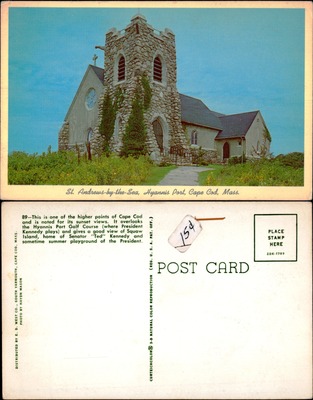 St. Andrews-by-the-Sea stone church Hyannis Port Cape Cod