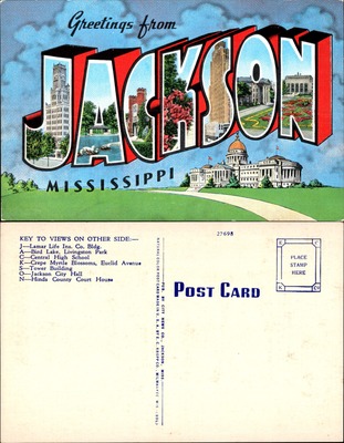 Greetings from Jackson, Mississippi