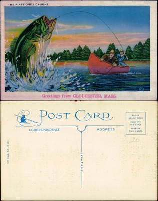 Fishing Comic — Greetings from Gloucester, Massachusetts