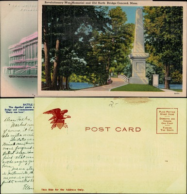 Revolutionary War Memorial and Old North Bridge, Concord, MA