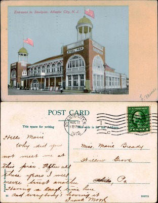 Entrance to Steel Pier, Atlantic City, NJ