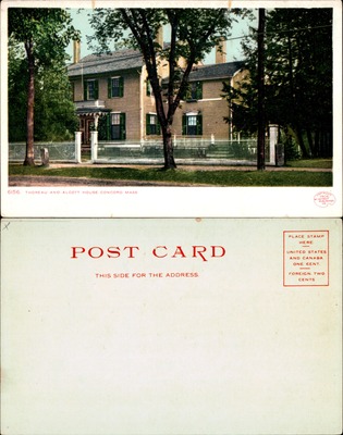 Thoreau and Alcott House, Concord, Mass.