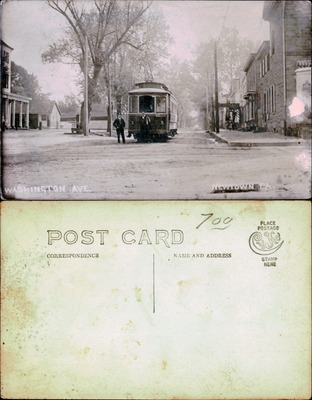 Washington Ave. Trolley Streetcar, Newtown, PA