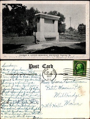 Thomas R. Linton Memorial Fountain, Newtown, PA
